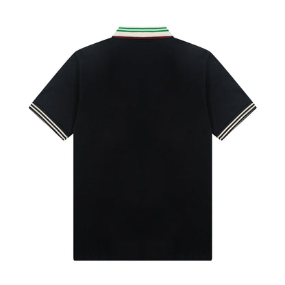 250325  New high quality neckline color POLO shirt