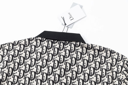 250604 The new high-quality full-body jacquard letter POLO