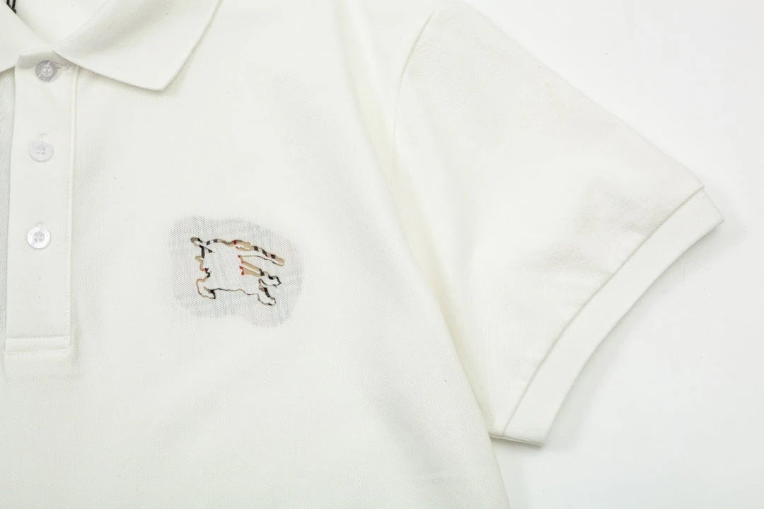 1203 New monogram embroidered collar POLO shirt