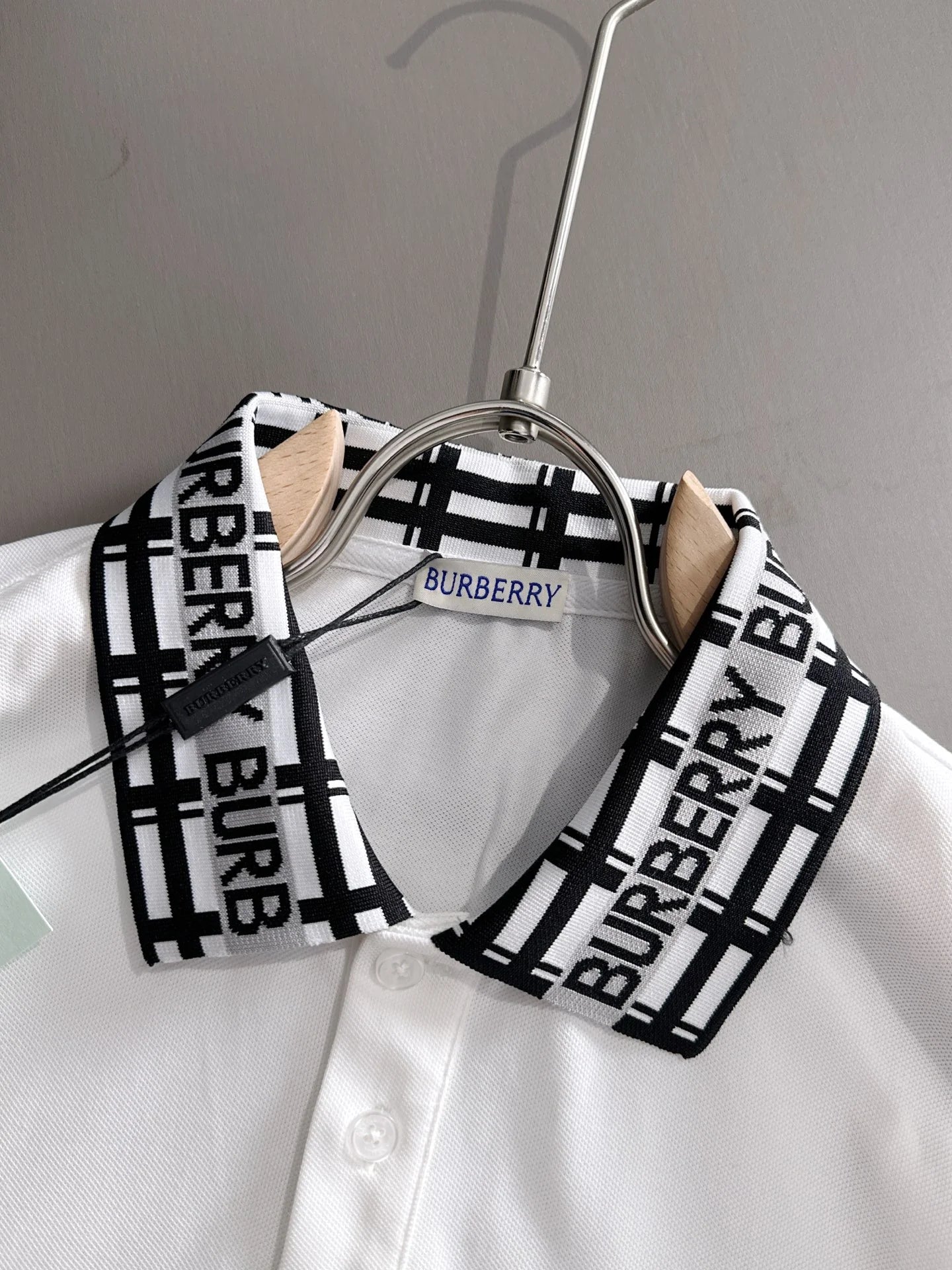 260511 New high-quality embroidered neckline jacquard patchwork design Polo shirt