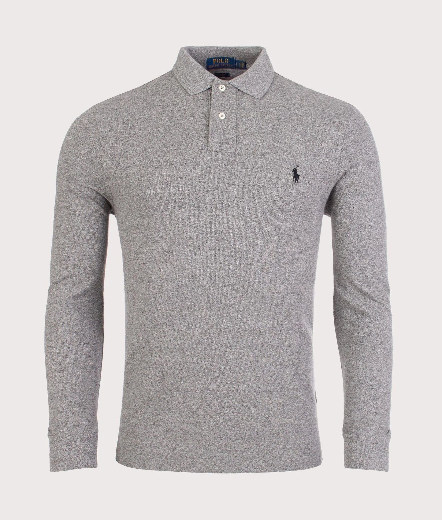 Custom Slim Fit Long Sleeve Polo Shirt