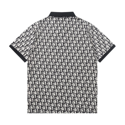 250604 The new high-quality full-body jacquard letter POLO