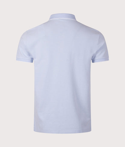 Custom Slim Fit Stretch Oxford Mesh Polo Shirt