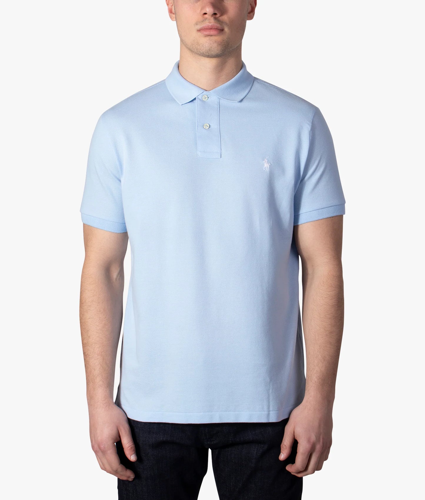 Custom Slim Fit Mesh Polo Shirt