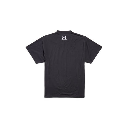 MEN'S UNDER ARMOUR® T-SHIRT OVERSIZED IN BLACK/WHITE