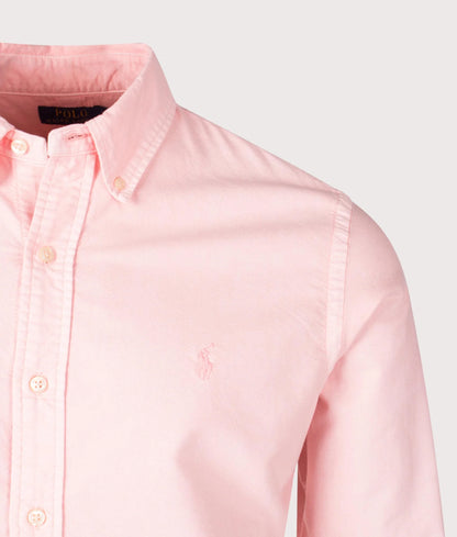 Custom Fit Mineral-Dyed Oxford Shirt