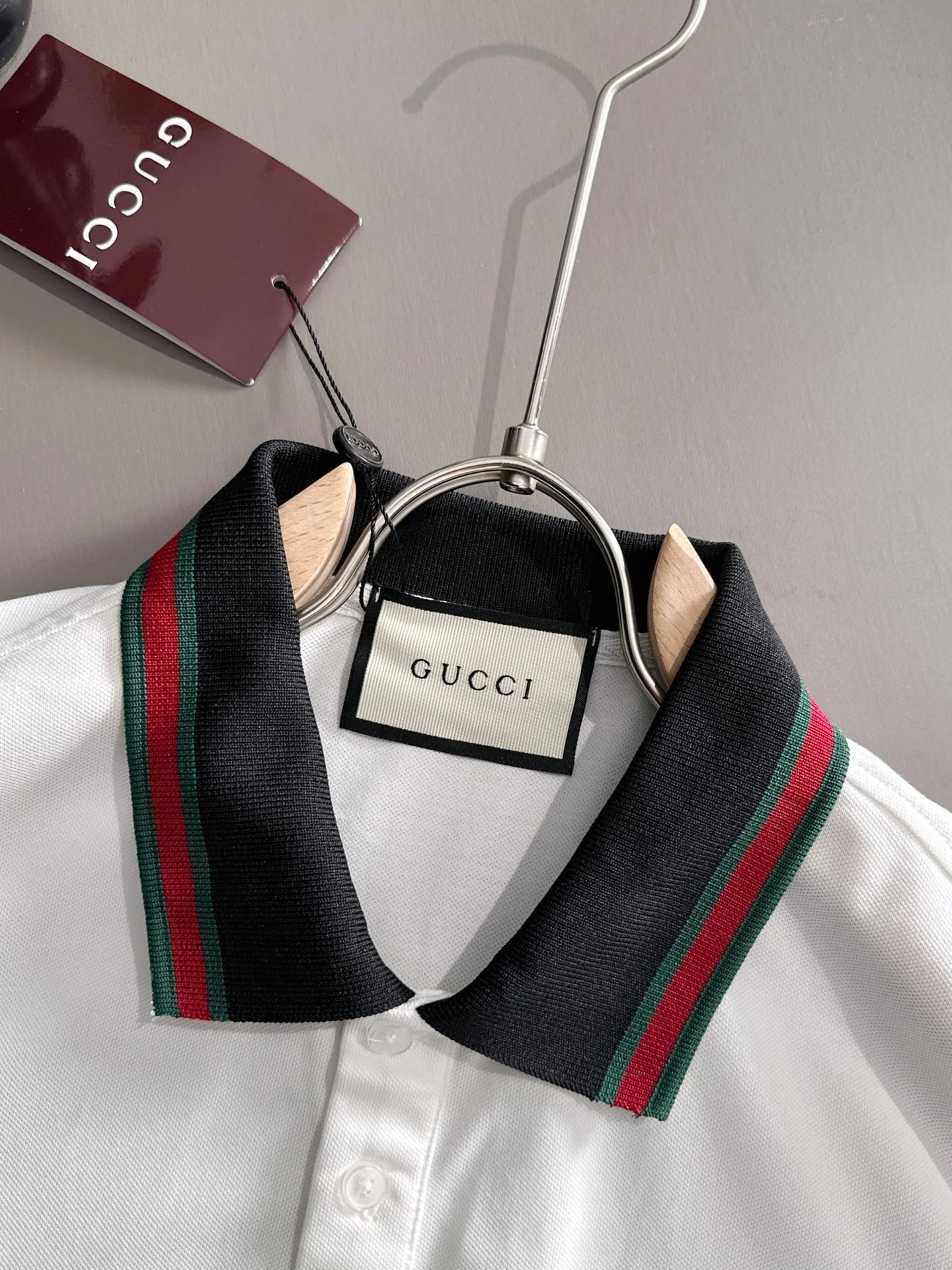 260511 New high-quality embroidered neckline jacquard patchwork design Polo shirt