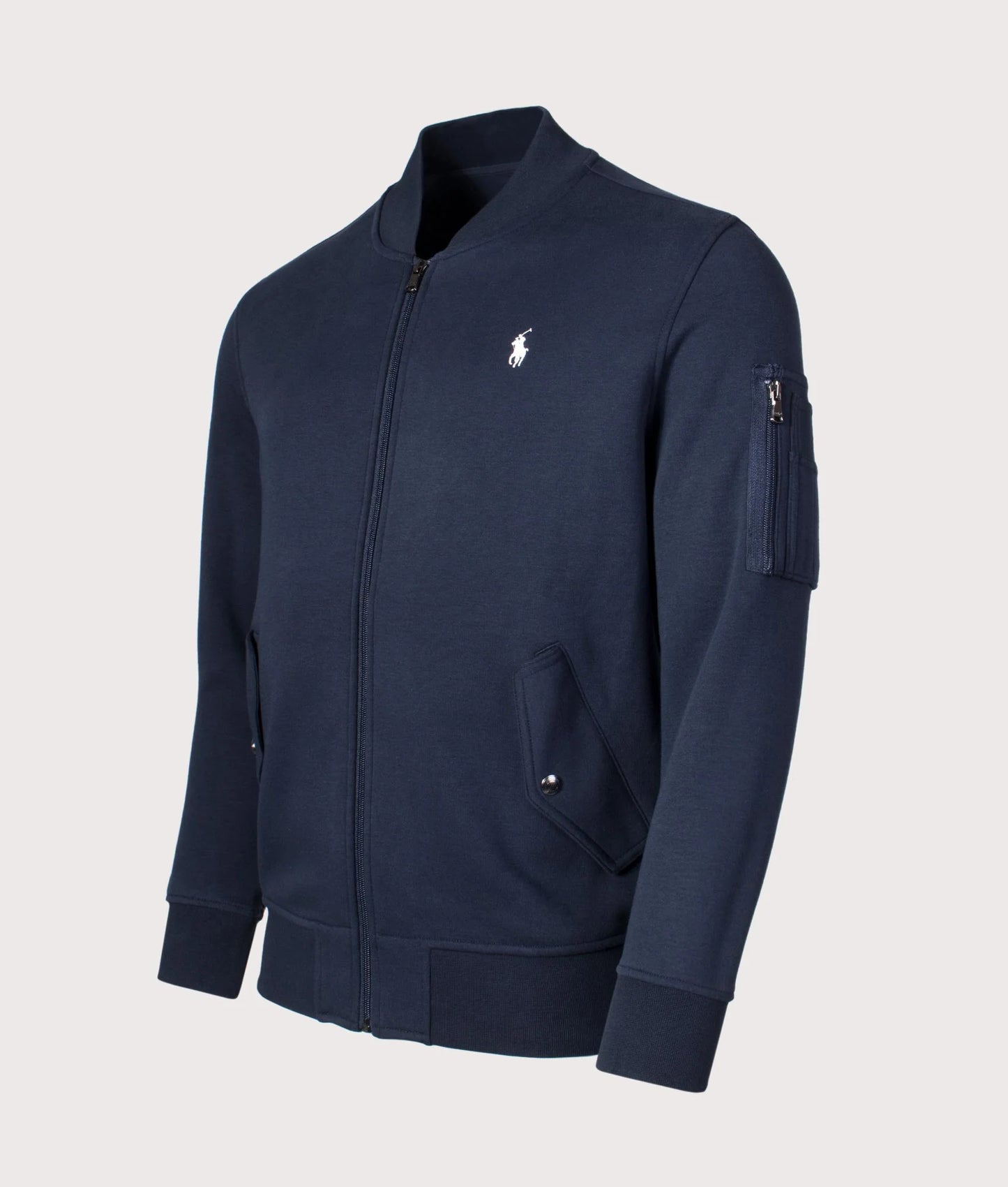 Double-Knit Bomber Jacket