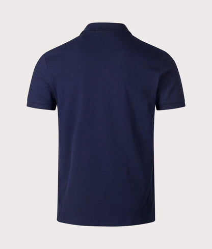 Custom Slim Fit Mesh Polo Shirt