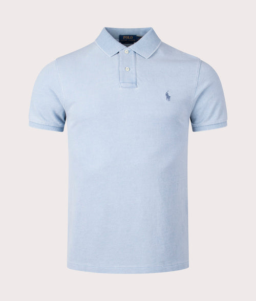 Slim Fit Mesh Polo Shirt