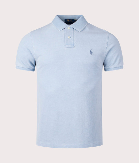 Slim Fit Mesh Polo Shirt