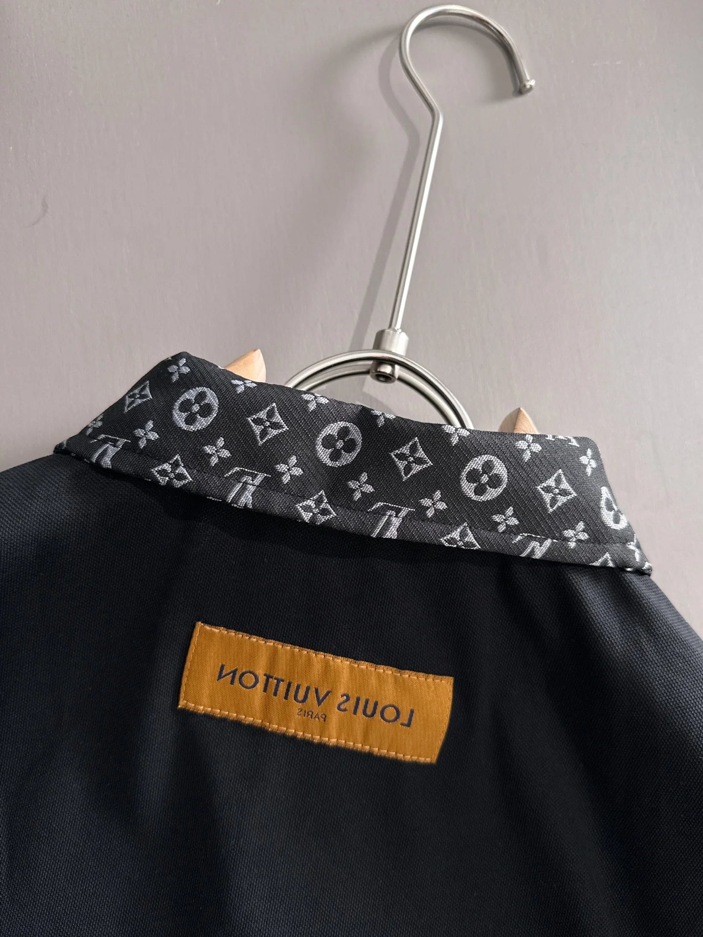 260511 New high-quality embroidered neckline jacquard patchwork design Polo shirt