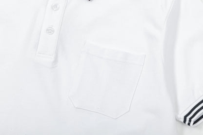 250325  New high quality neckline color POLO shirt