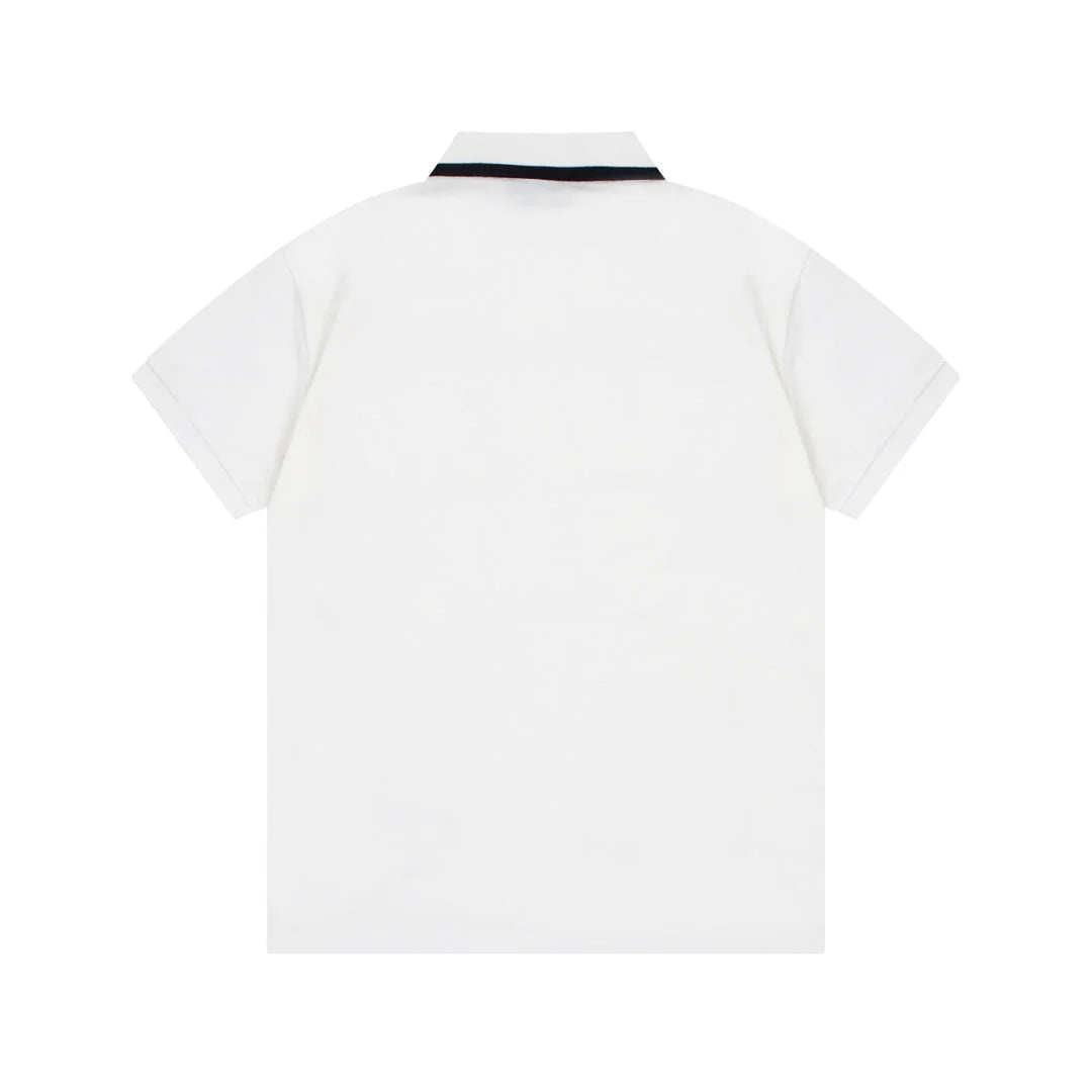 1203 New classic neckline color-matching POLO shirt
