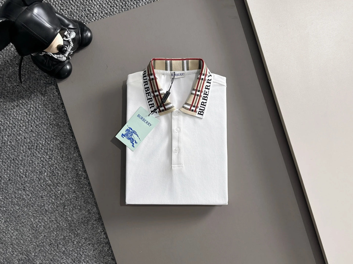 260511 New high-quality embroidered neckline jacquard patchwork design Polo shirt