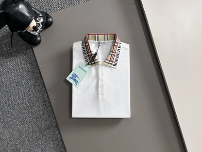 260511 New high-quality embroidered neckline jacquard patchwork design Polo shirt