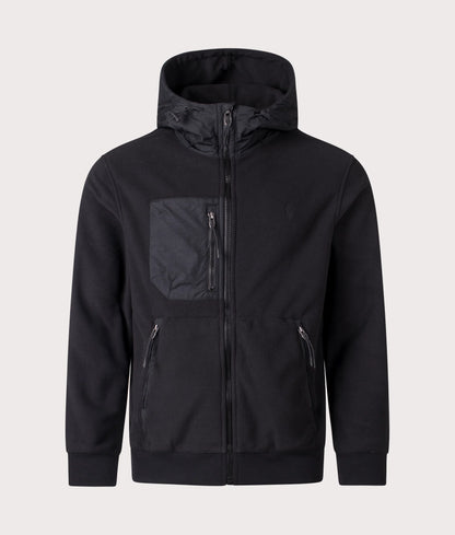 Brushed Fleece Hybrid Hoodie