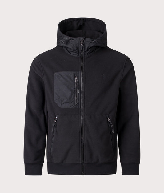 Brushed Fleece Hybrid Hoodie