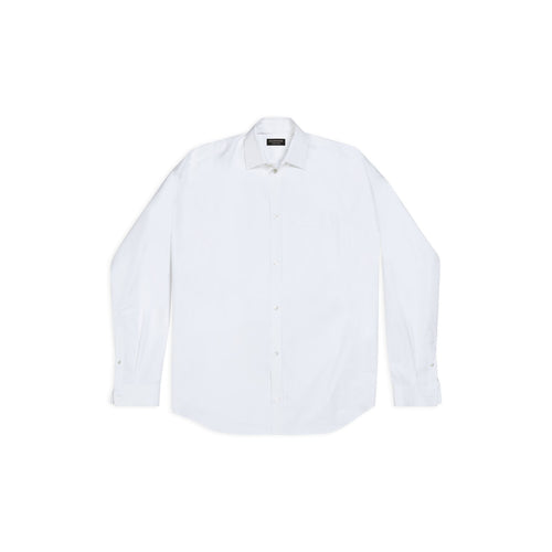 MEN'S COCOON SHIRT IN WHITE