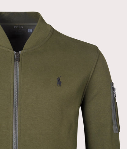 Double-Knit Bomber Jacket
