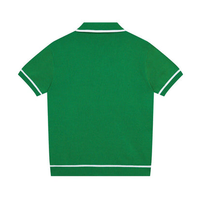 250313 New high quality pony print lapel polo