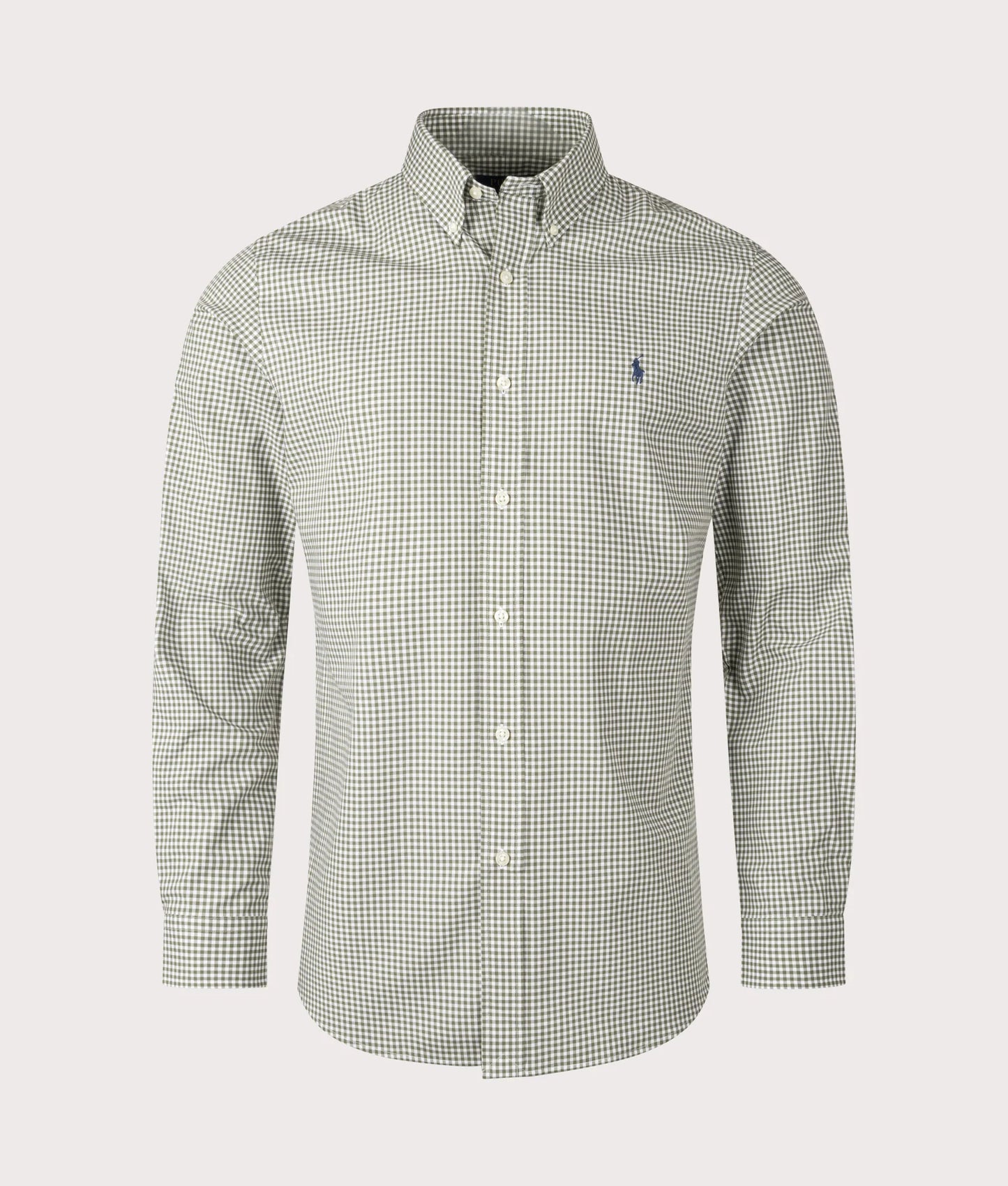 Custom Fit Gingham Poplin Shirt