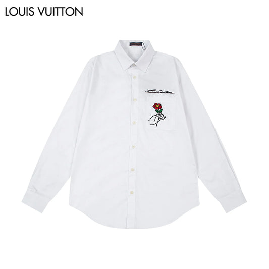 0730 New simple and stylish long-sleeved shirt