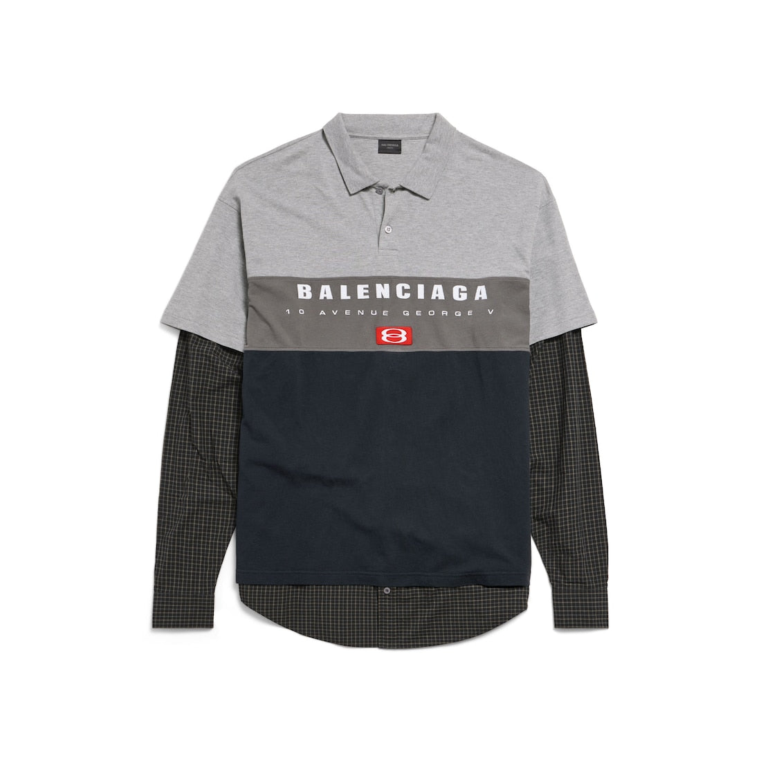MEN'S HYBRID POLO IN HEATHER GREY