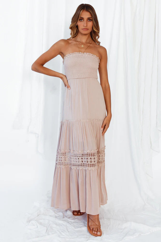 Agatha Maxi Dress Mocha