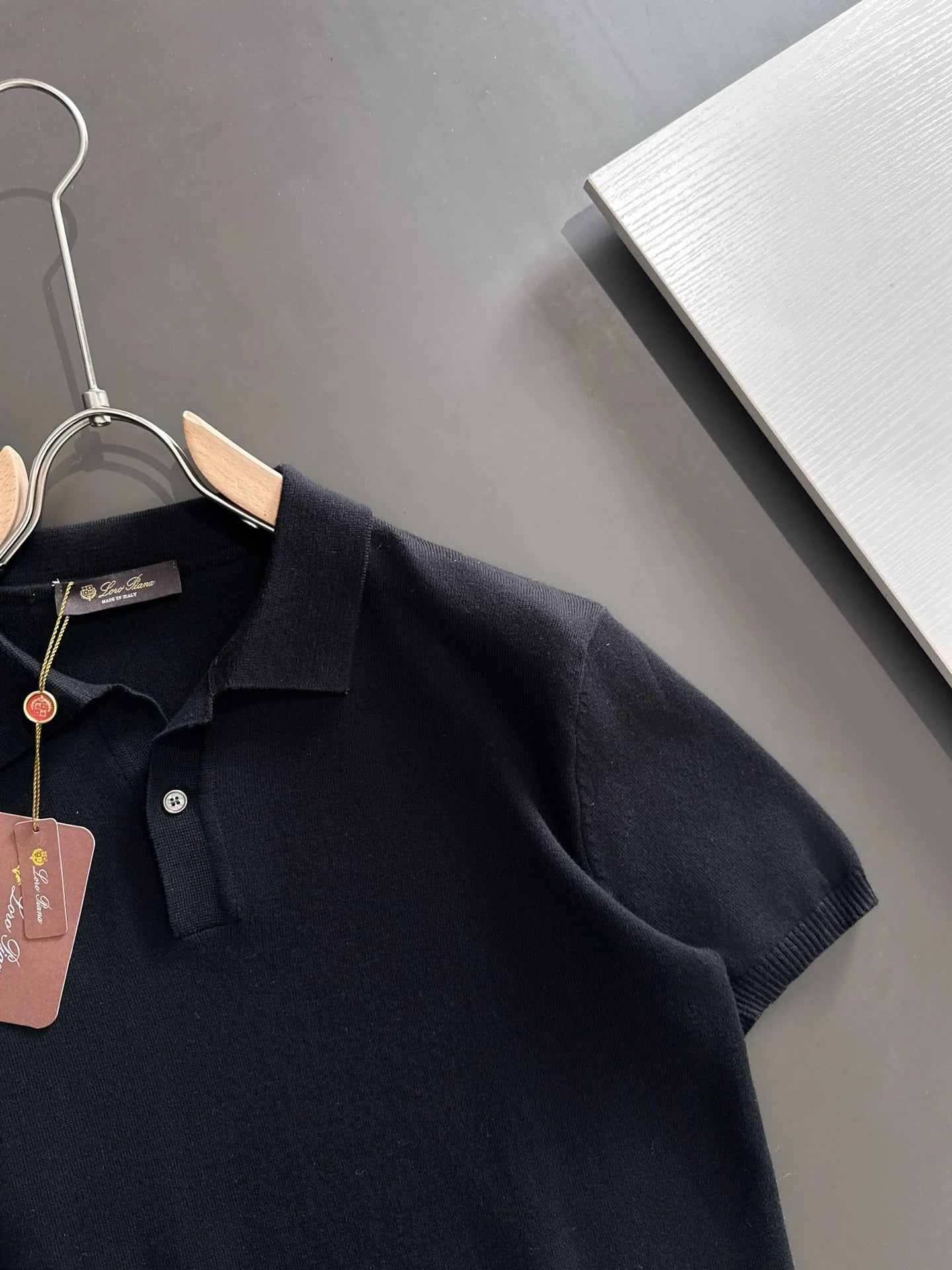 260511 New high-quality combed cotton yarn knitted polo shirt