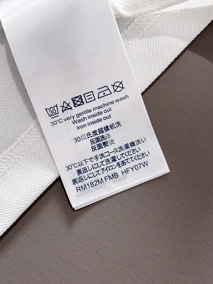 260511 New high-quality embroidered neckline jacquard patchwork design Polo shirt