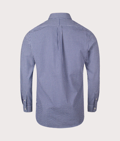 Custom Fit Gingham Poplin Shirt