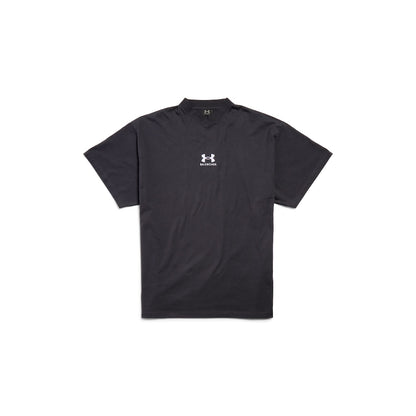 MEN'S UNDER ARMOUR® T-SHIRT OVERSIZED IN BLACK/WHITE