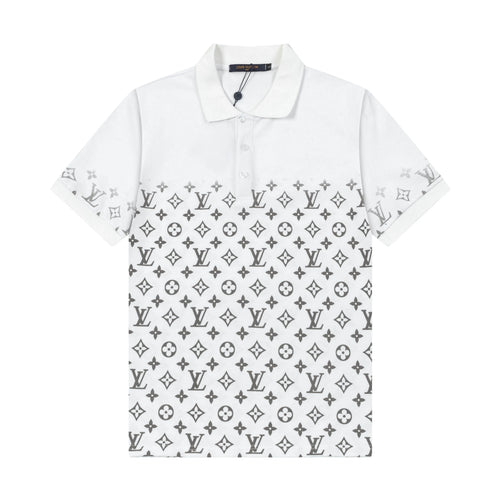 250305 High-end series of high quality gradient printed POLO shirt