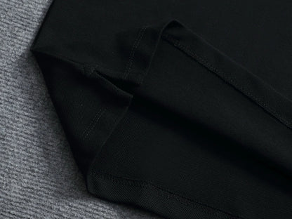 260415 New high-quality checked patchwork knit collar polo shirt