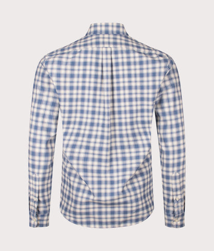 Custom Fit Plaid Oxford Shirt