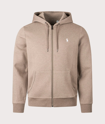 Zip Through Double Knit Hoodie