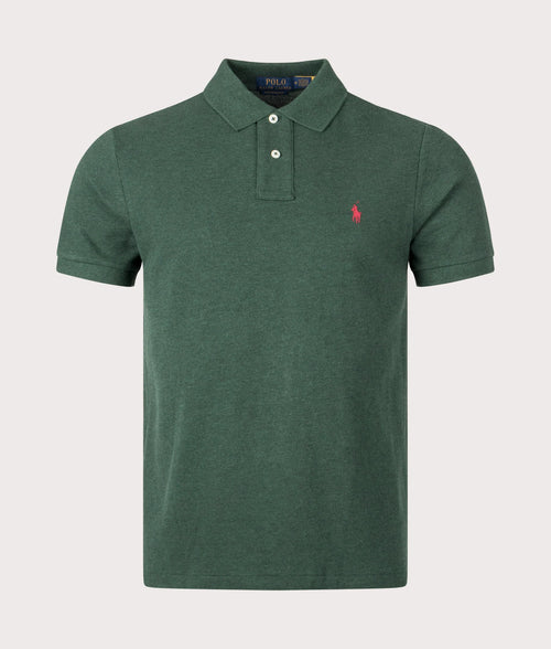 Custom Slim Fit Mesh Polo Shirt