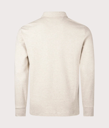 Luxury Jersey Long Sleeve Polo Shirt