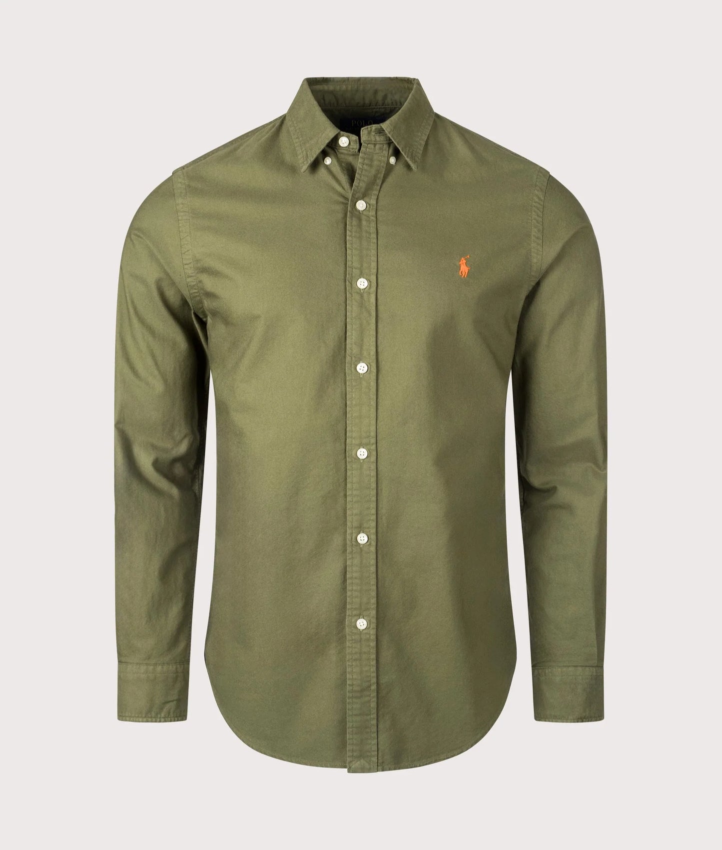 Slim Fit Garment-Dyed Oxford Shirt