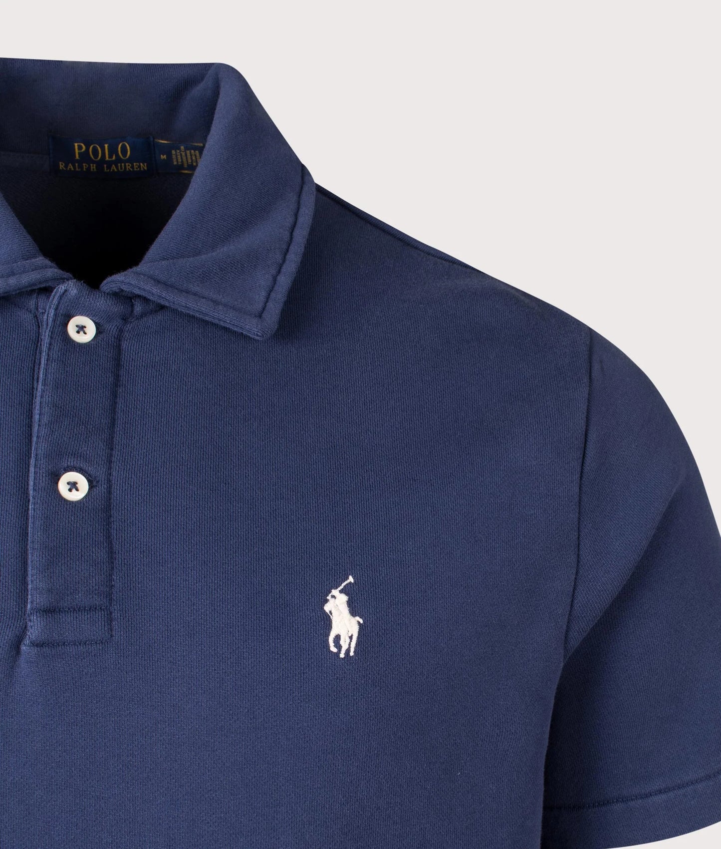 Loopback Fleece Sweat Polo Shirt