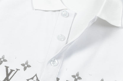 250305 High-end series of high quality gradient printed POLO shirt