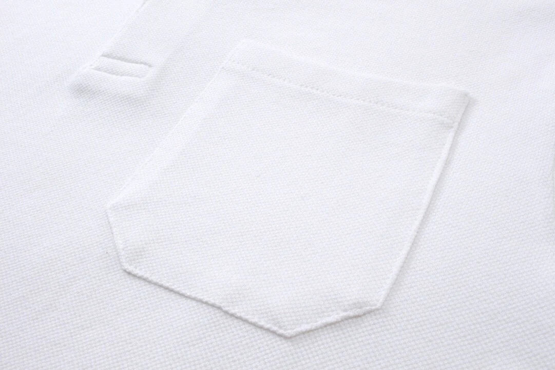 250313 New simple color matching lapel POLO