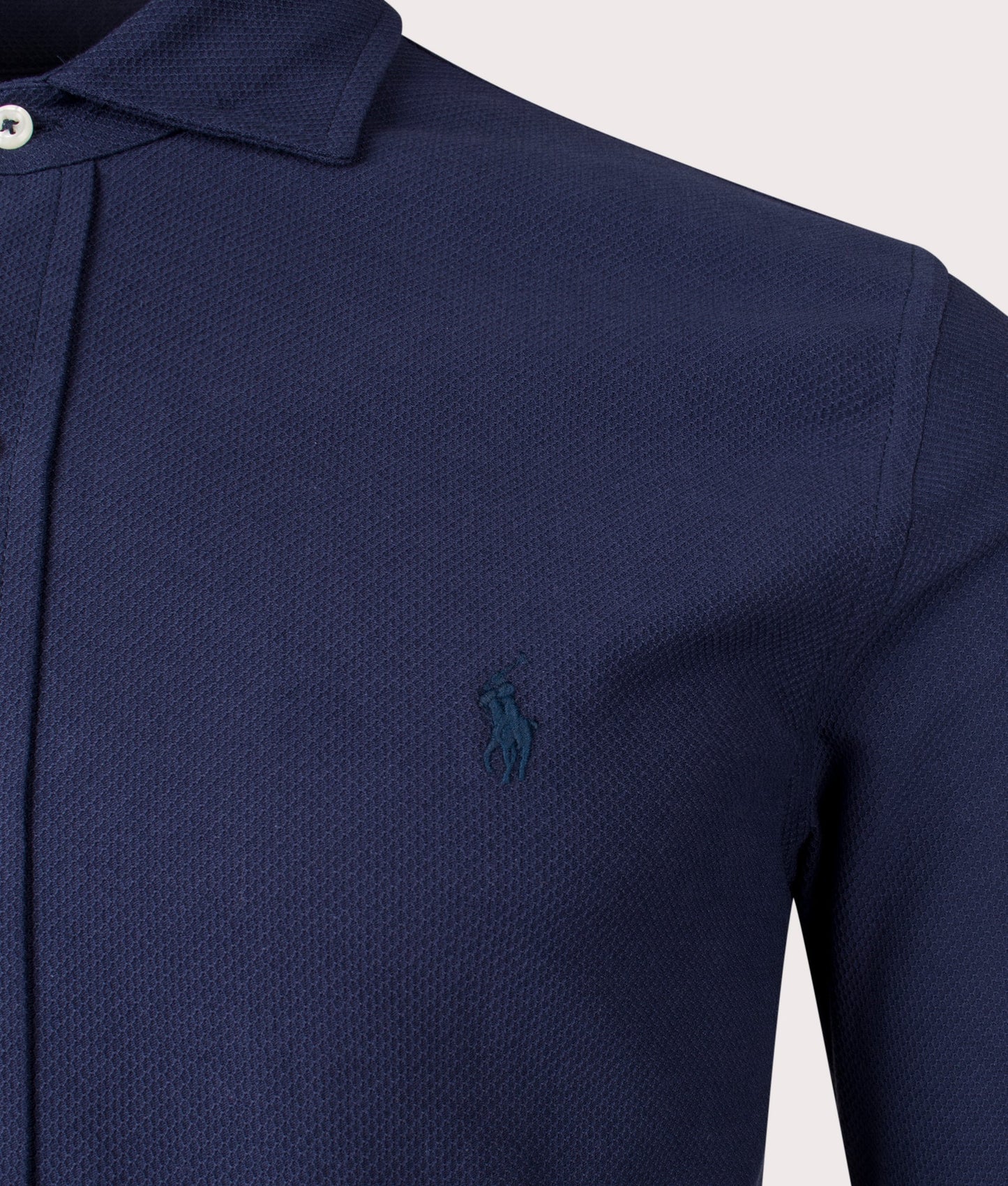 Honeycomb-Knit Shirt