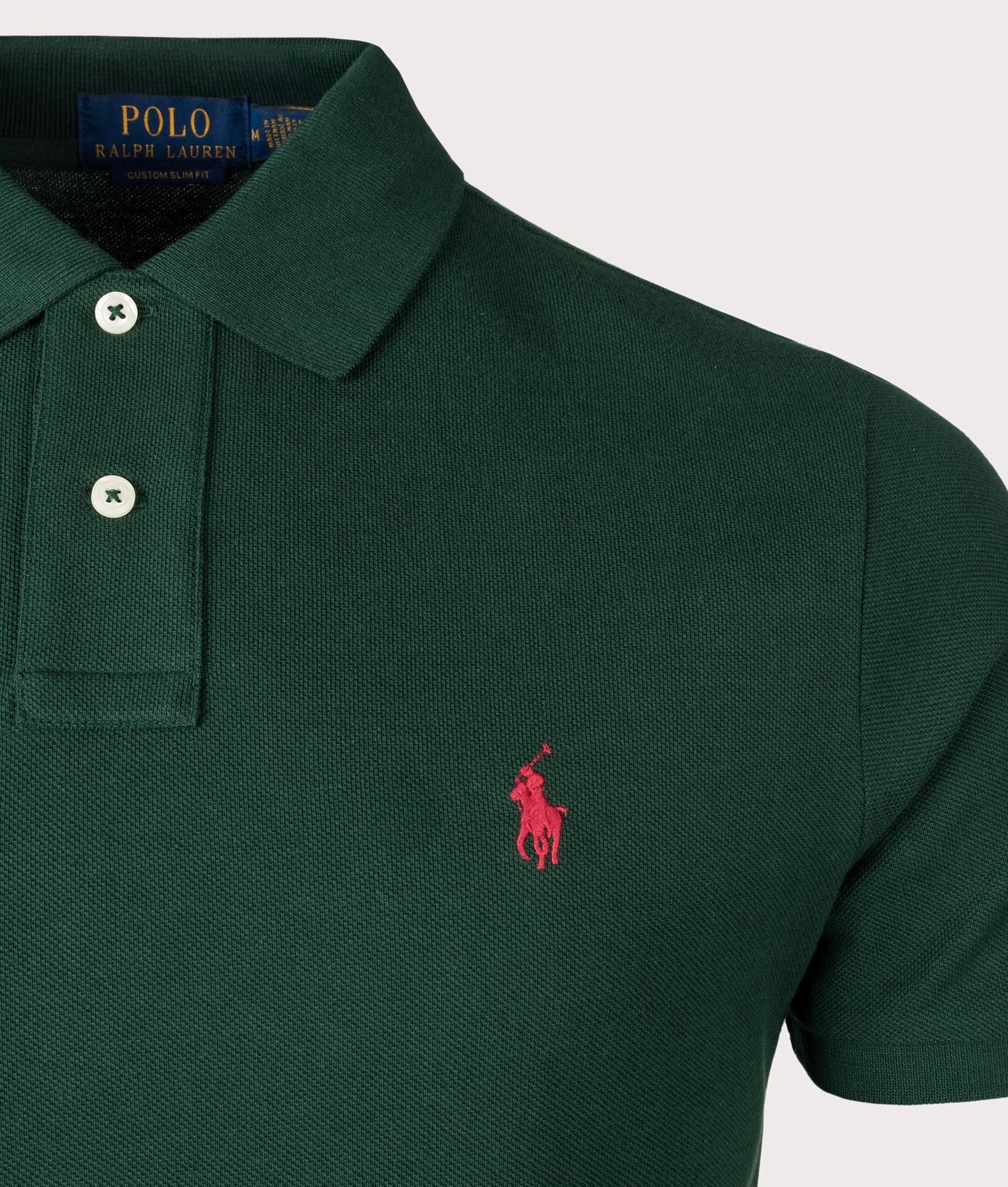 Custom Slim Fit Mesh Polo Shirt