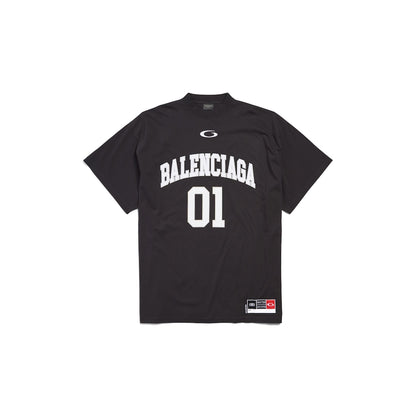 MEN'S BASKETBALL SERIES - OVERSIZED T-SHIRT IN BLACK