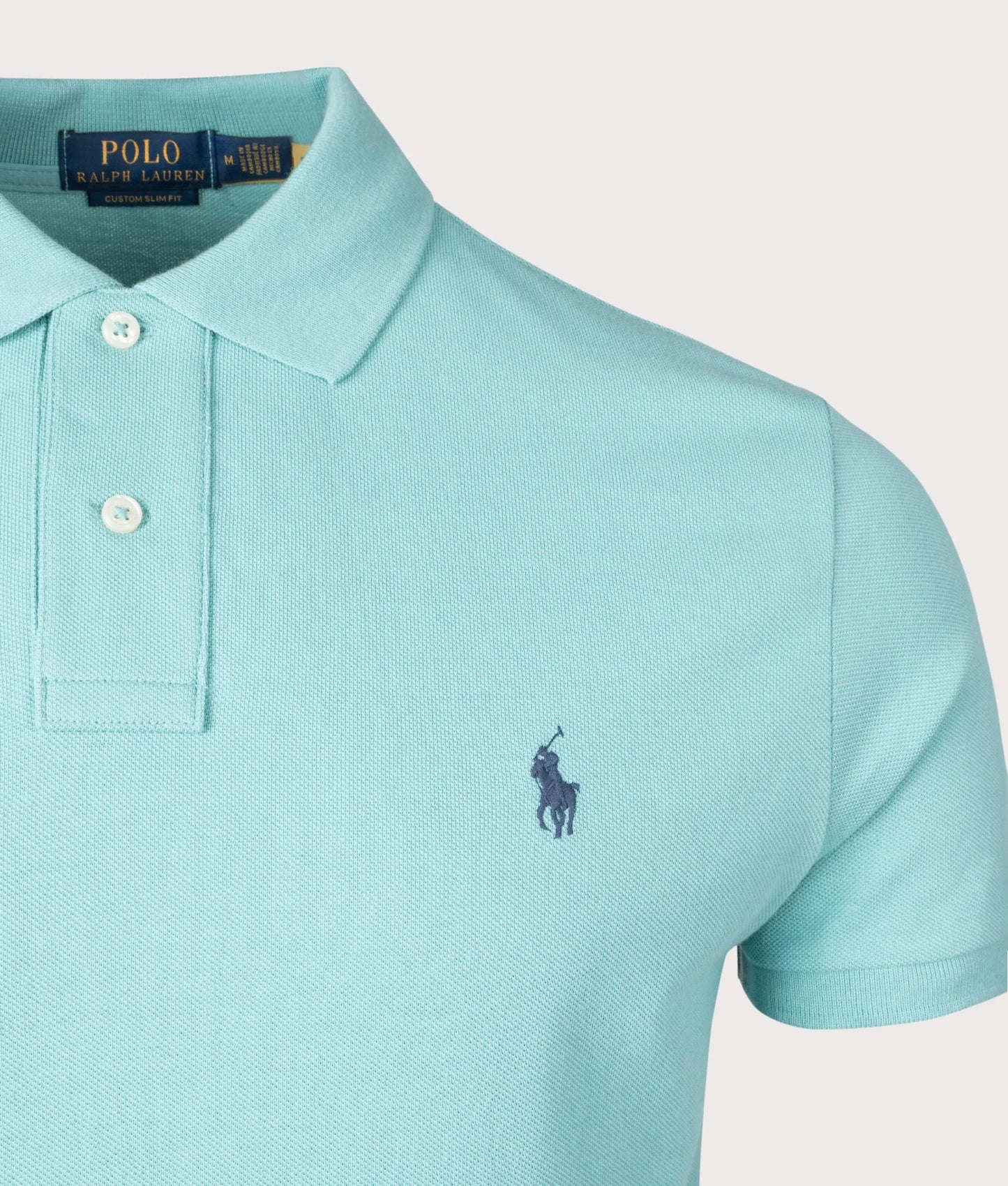 Custom Slim Fit Mesh Polo Shirt