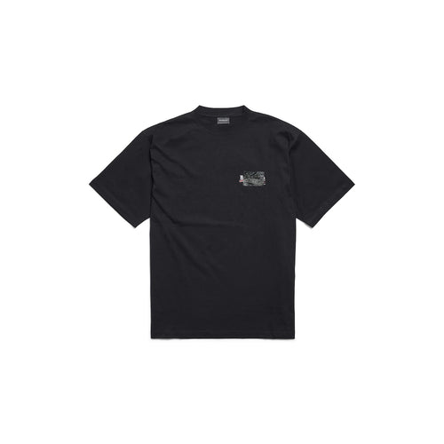 MEN'S GAFFER T-SHIRT LARGE FIT IN BLACK