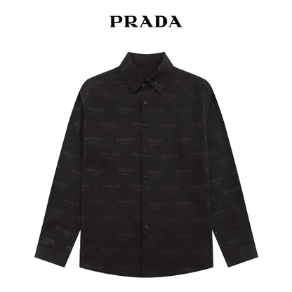 0808 New silk skin-friendly long-sleeved shirt