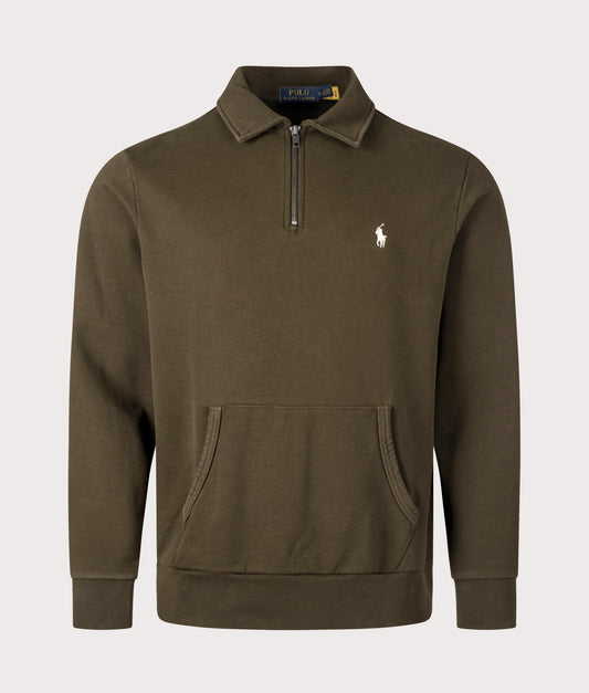 Quarter Zip Loopback Terry Sweatshirt